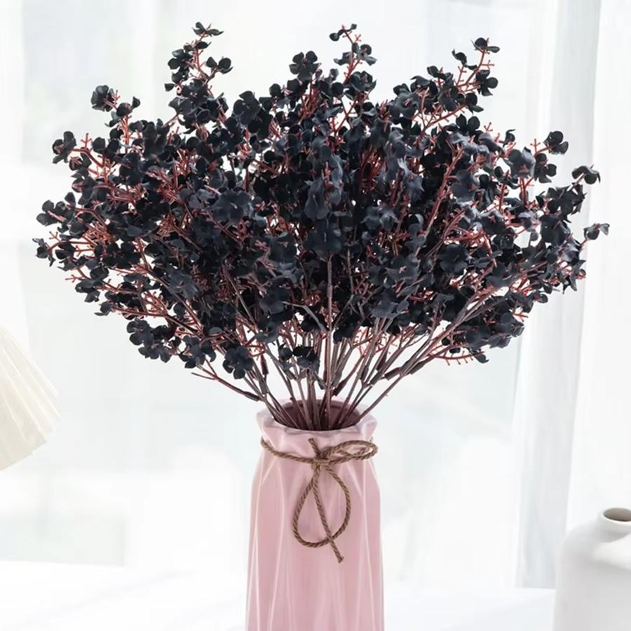 Artificial Flower Silk Gypsophila Peach Home Arch Table Outdoor Garden Wedding Bridal Bouquet Festival DIY Gift Decoration Props