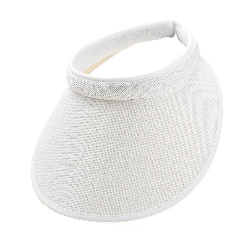 

Льняной солнцезащитный козырек для родителей и детей: Уличная шляпа с защитой от УФ-лучей для женщин и детей Adult