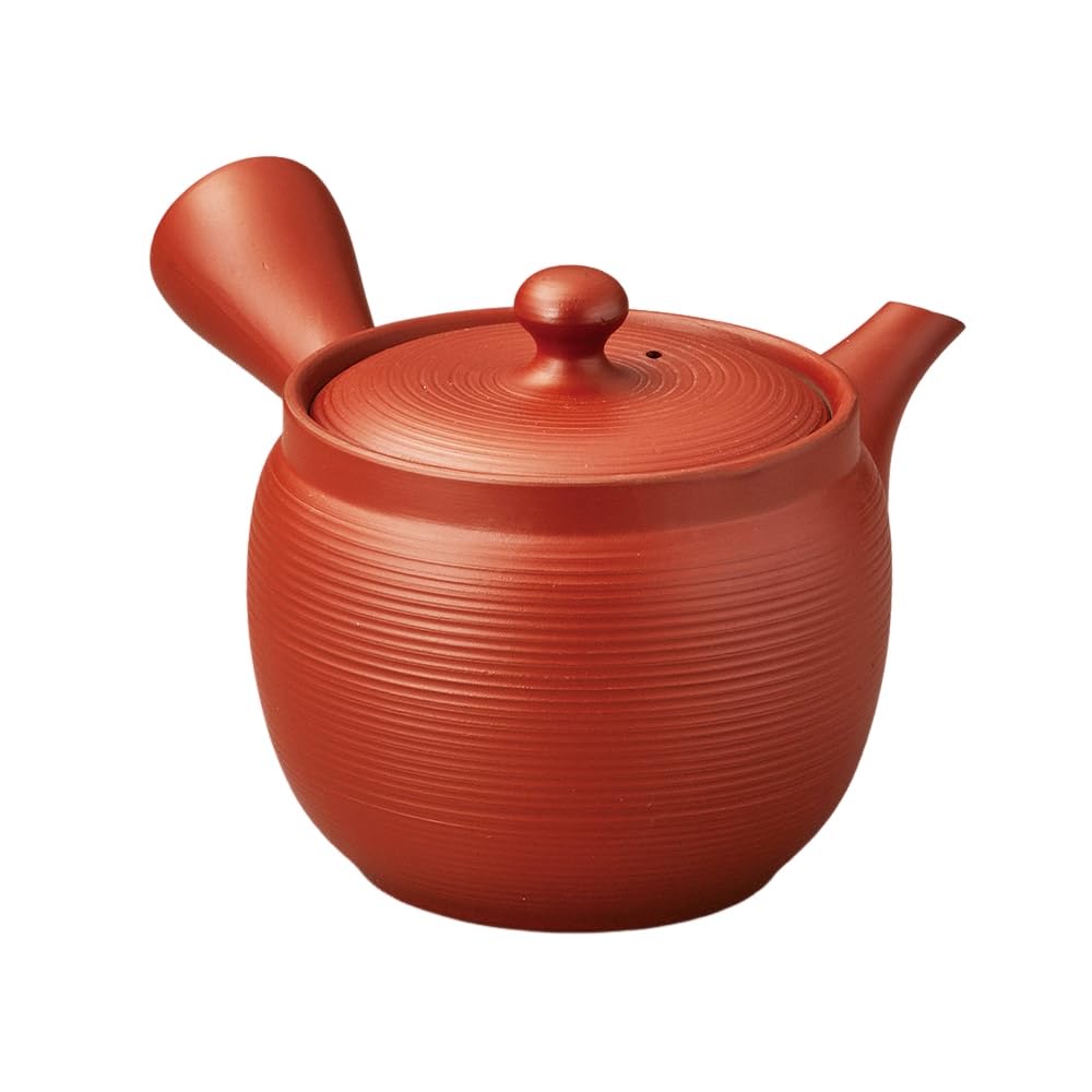 18 X 15 X 11 Red Clay Lined Teapot Tokoname Made In Stylish Ale-net Teapot, Cm, 540cc, Pot-Shaped (Sawayakaami), Ware, Japan,