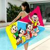 Comic M-Monica and Friends Towel Beach Yoga Gym Lightweight Portable For Swimming Shower Travel Sports Accessories Sandproof
