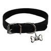Schwarze Lederseil-Halskette mit Schlüsselbein-Kette, Welpenknochen-Anhänger, Hip-Hop-Persönlichkeit, Damen Retro Rock Halsketten-Accessoire