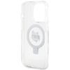 Karl Lagerfeld KLHMP15XHMRSCHH iPhone 15 Pro Max 6.7" White/white Hardcase Ring Stand Choupette Head MagSafe