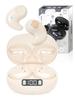 Auriculares inalámbricos para dormir, Bluetooth 5.4, adecuados para uso diurno y nocturno, cómodos, elegantes (beige)