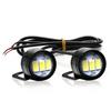2ks Motocykl Auto LED DRL Denní svícení Záložní světlo Eagle Eye Automobily Parkovací směrové světlo pro couvání
