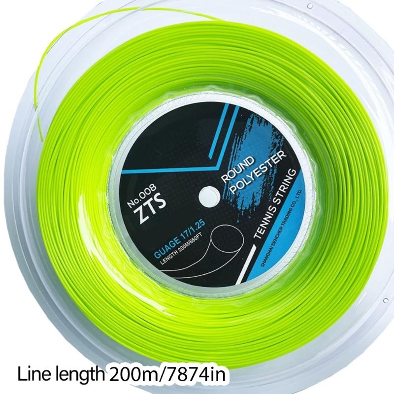 Elastic Tennis String Reliability Tennis Racket String Versatiles Tennis String for Consistent Play and Reduced Friction