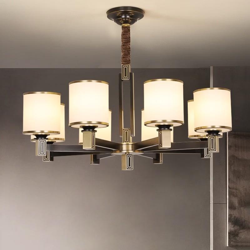 Lampadario in Rame Stile Cinese Moderno Oeny