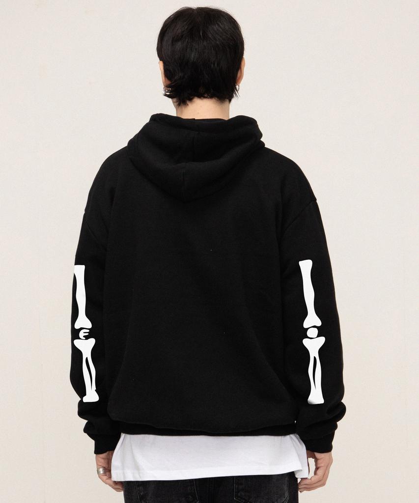 [Unisex] Elbow Of Bone Hoodie_Black