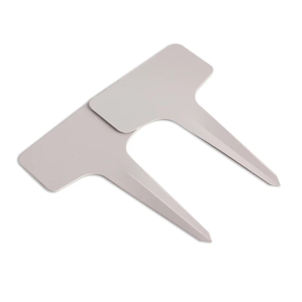 100 Stück Kunststoff Pflanzen T-Typ Etiketten Markierer Baumschule Fleischig Fleischig Blume Pflanzenetikett Einsteckschild Blumenplatte Gartenetiketten