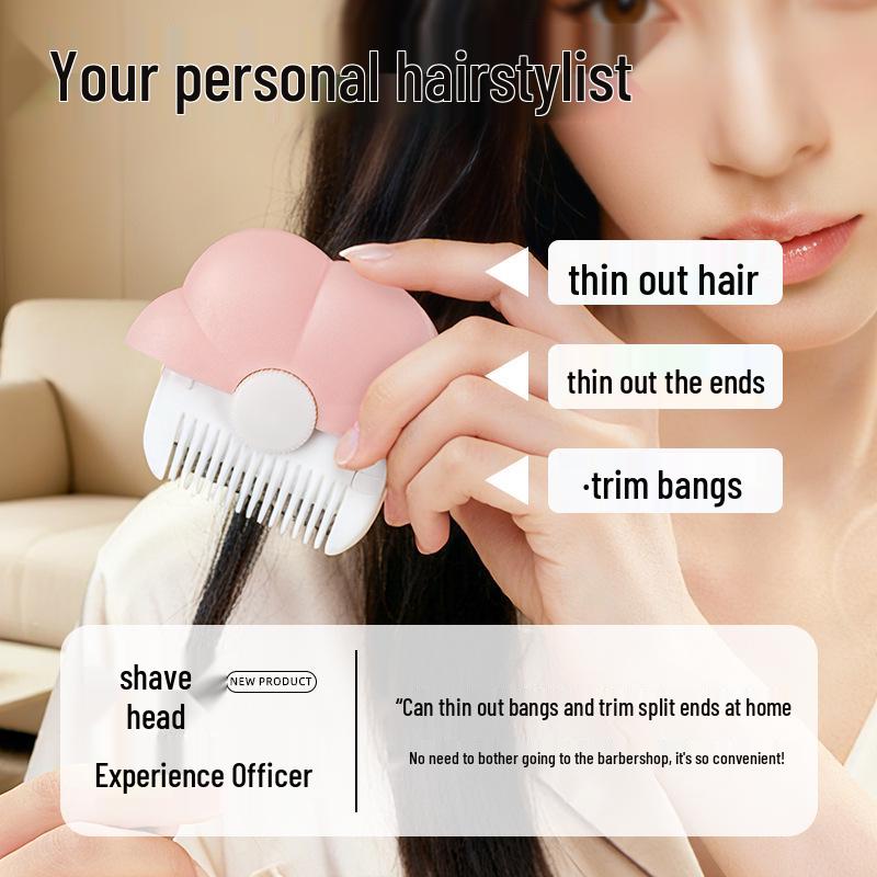 2-in-1 Portable Hair Trimmer & Comb for Kids
