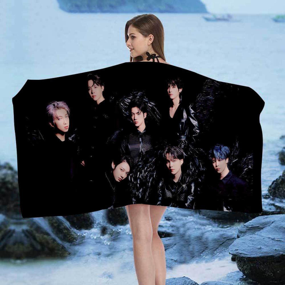 Dynamite Kpop Boys Big Microfiber Beach Towels Quick Dry Towel Sand Beach Towels Pool Towel For Travel Swim Pool Yoga