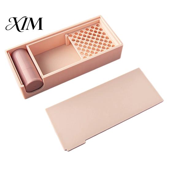 Removable Sieve for Powder Clay Tools Kit, Storage Box with Brush Container, Desktop Art Supply Organizer Craft Organizer, Air Dry Accessory