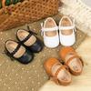 Baby Fashion Princess Shoes: PU Leather Soft Sole for 0-1 Year Olds