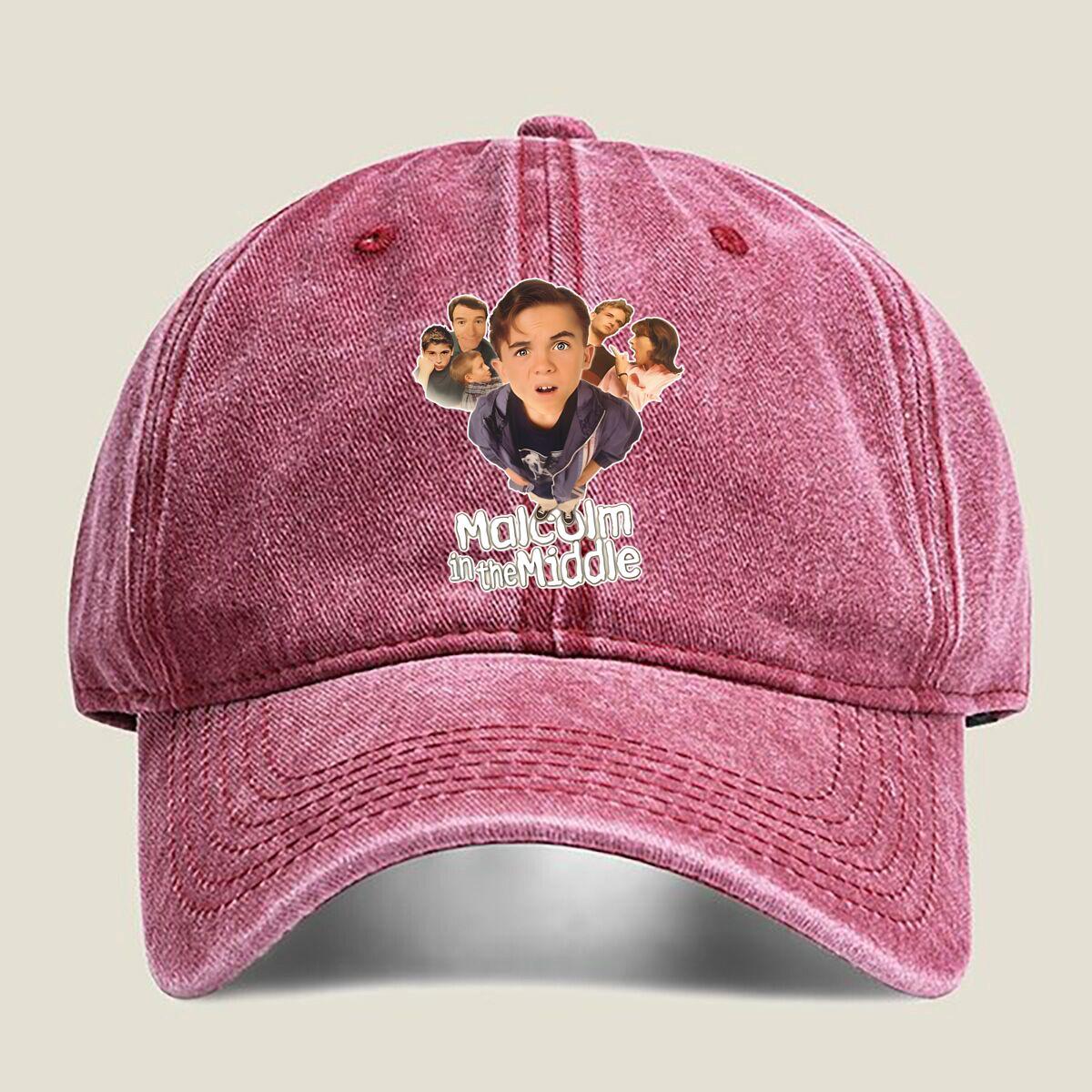 

Malcolm in the Middle Washed Baseball Cap Outdoor For Womens Unisex FeUnisex Fashion Dad Hat Hip Hop One Size