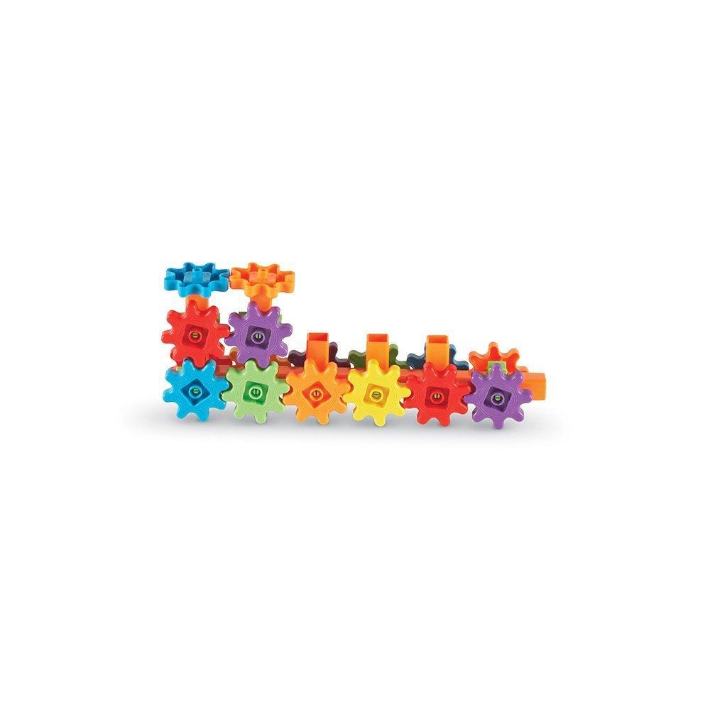 Learning Resources Colorful Gear Blocks Starter Set, 60 Pieces, Toy Gears, LER9148 (Authentic Product)
