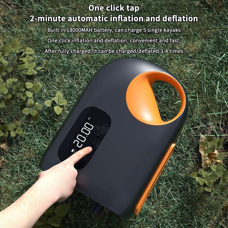 Paddle Board Pump, 20Psi Dual Stage Inflation & Deflation Sup Pump With Auto-Off Function & 12V Dc Car Connector