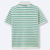 Striped Knit Shirts Short for Men Sleeve Button Down Polo Shirt Summer Beach Casual Shirt Tops Men's Breathable Lightweight Vacation Vintage Shirts