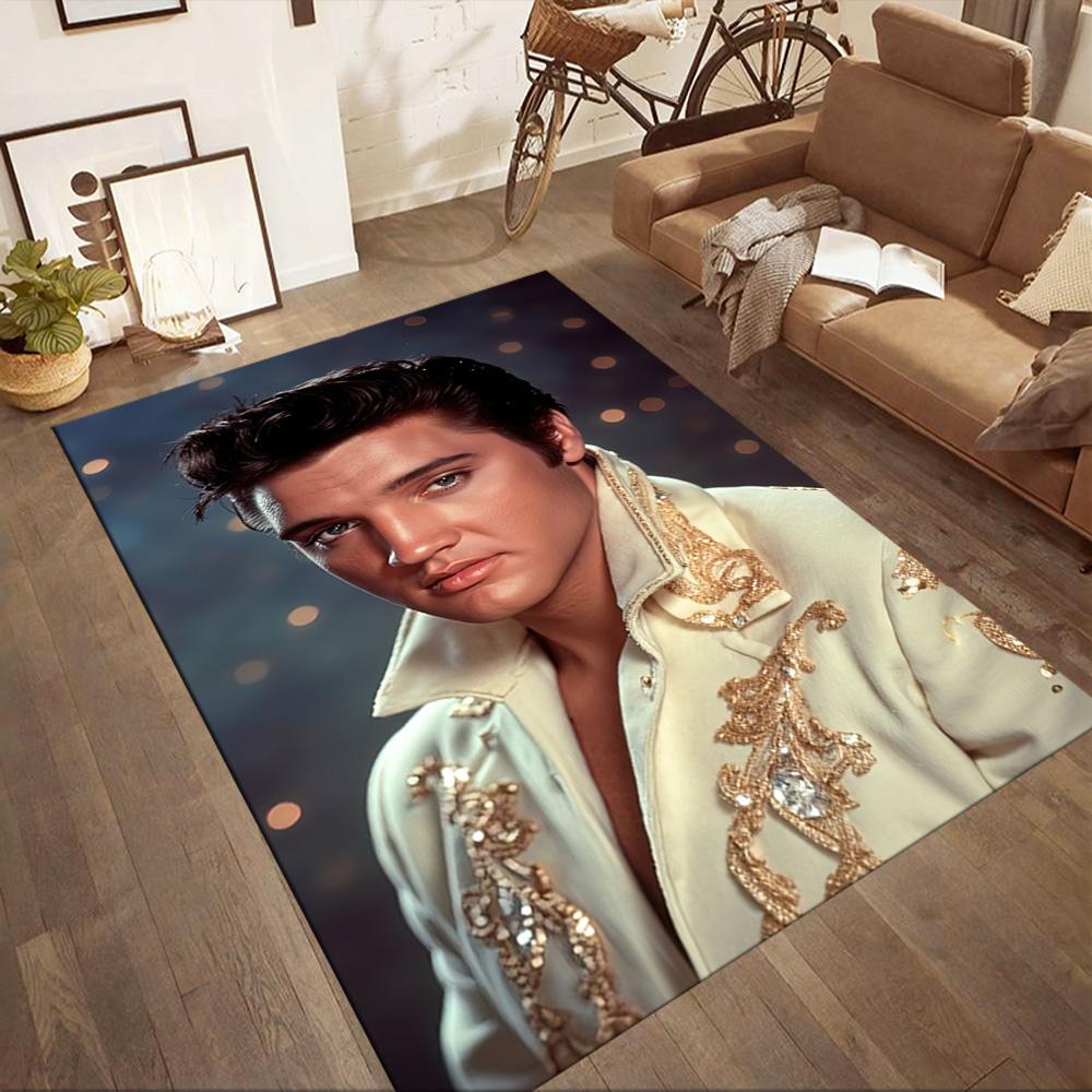 Elvis Area Rug Perfect For Playrooms Hallway Dining Room Foyer Antislip Rug Office Home Decor Spiritual Gift