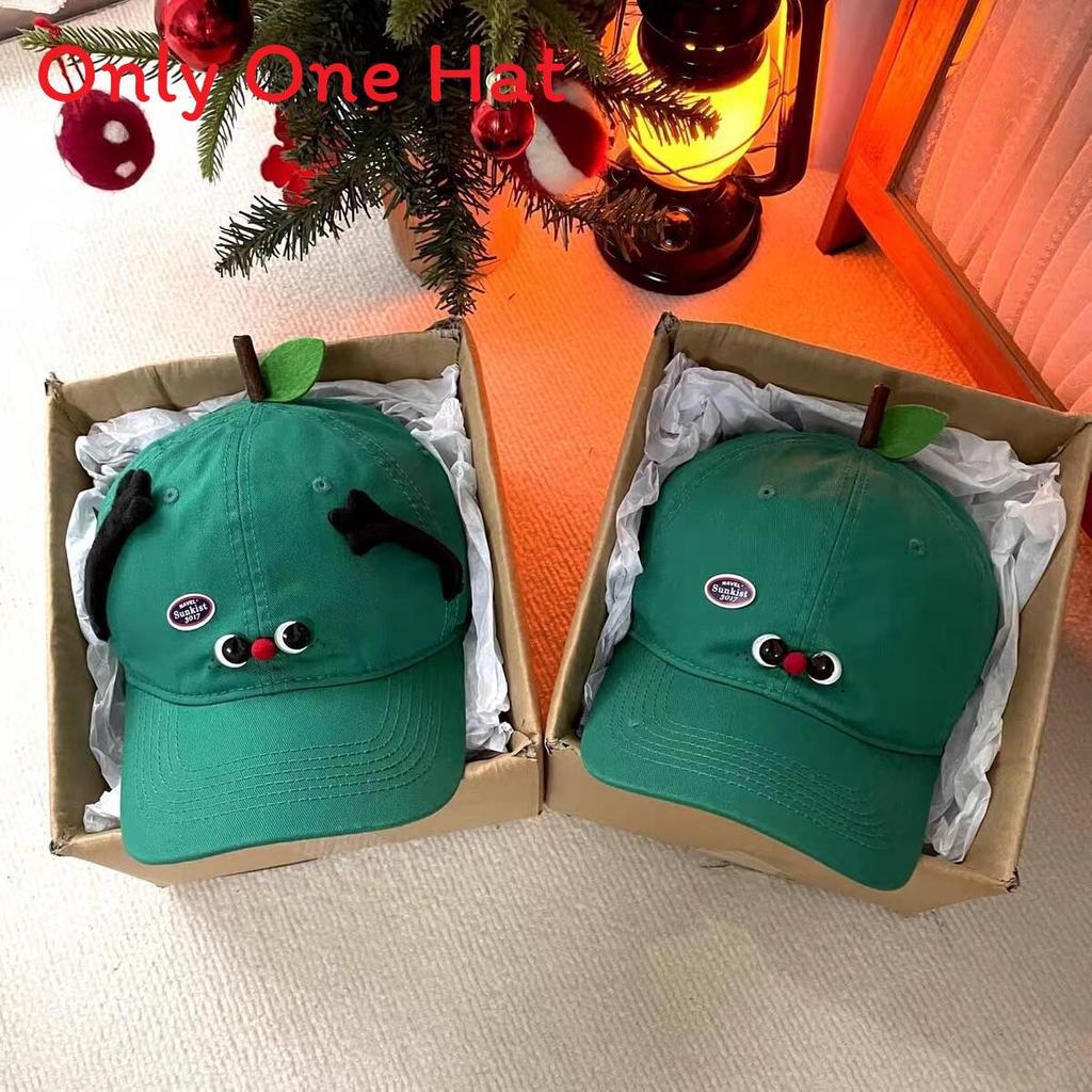 

Fruit Hat Baseball Cap With Breathable Rabbit Fur For Kids And Teens зелёный
