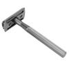 Zinc Alloy     Men Portable Brass Handle Double   Shaving   with Base for Face Grooming