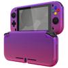 eXtremeRate PlayVital Custom Hard Case for Switch Includes Screen Protector Rose Lite, (Clear, Purple, Red)