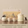 Portable Luxury Travel Tea Set: Quick Brew Cup for Outdoor Camping and Vehicles