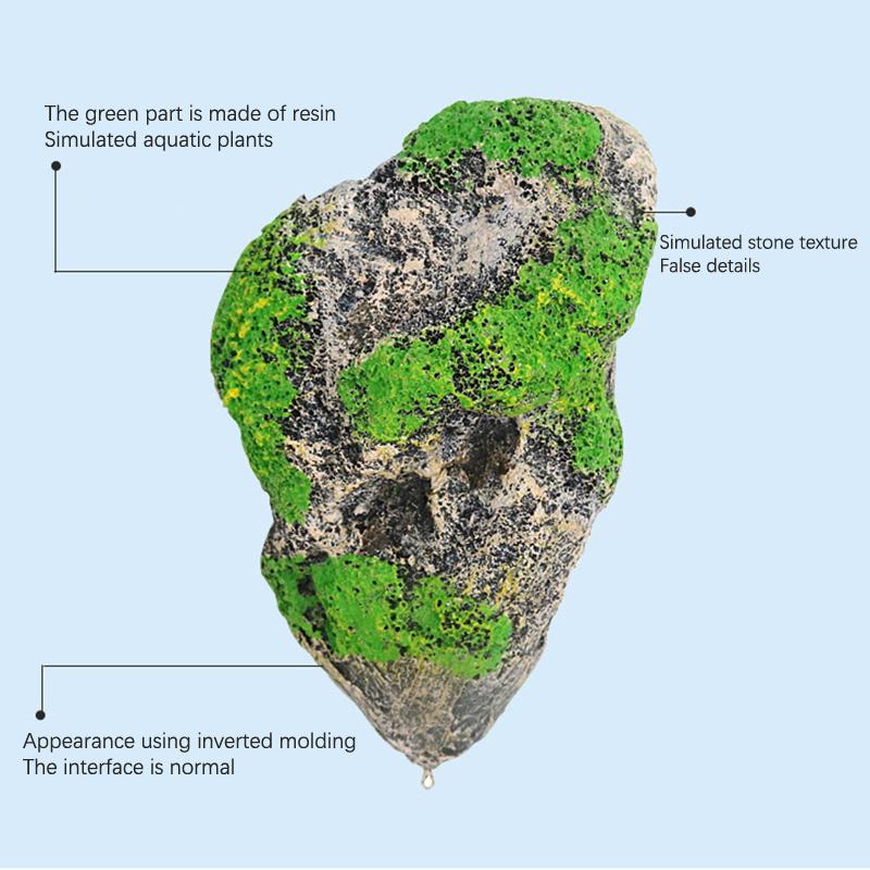 Floating Rock Suspended Artificial Stone Aquarium Decor Fish Tank Landscape