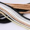 1Pair Creative Sneaker Laces Pearlescent Colorful Lurex Shoelaces  Shoe Accessories