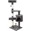 Luxury Four-Layer Wooden Cat Tree with Integrated Bed