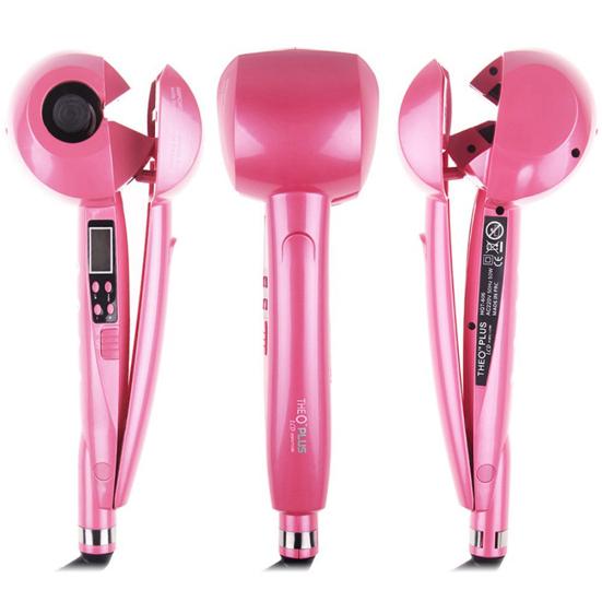 LCD Display Ceramic Heating Automatic Hair Curler Electric Hairstyling Tool