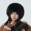 Sweet Girls Plush Bucket Hat Cute Ladies Fisherman Cap Russian Style Woman Teens Casual Winter Shopping Keep Warm Hat