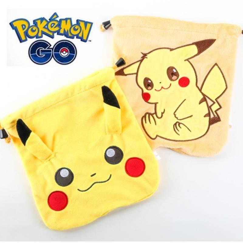 Eevee Pikachu Sylveon Umbreon Soft Drawstring Storage Bags Supplies