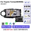 Autorádio Android 14 Carplay pro Toyota Yaris 2012 2013 2014 2015 2016 2017 Navigace GPS Multimediální přehrávač stereo wifi BT Auto