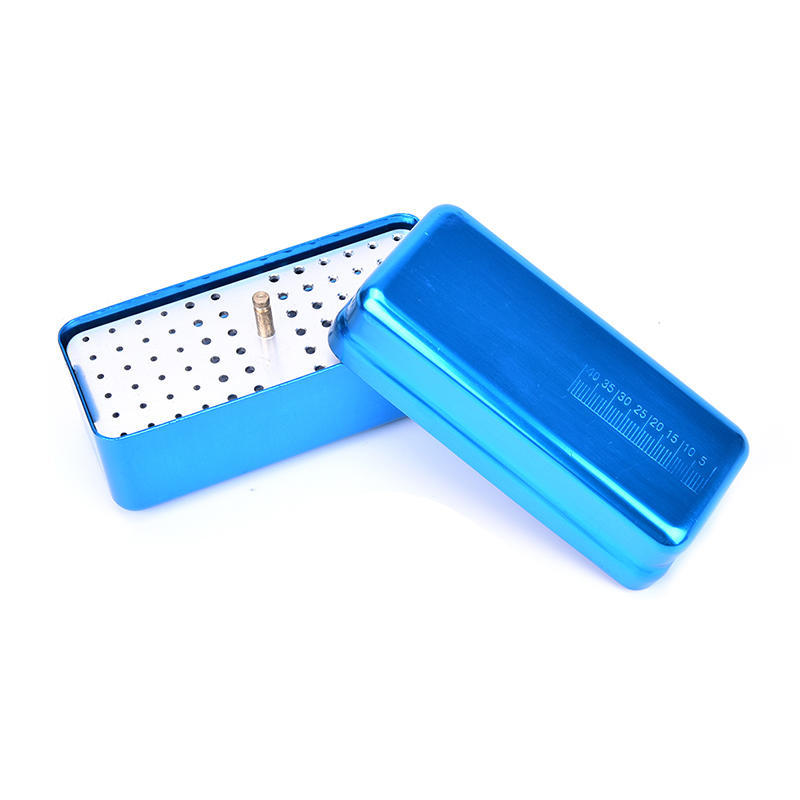 1Pc 72 Hole Autoclave Sterilizer Case Dental Aluminium Endo Files Holder Box