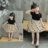2025 Girls' Fluffy Mesh Princess Dress - New Korean Toddler Summer Trend