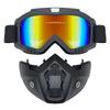 Retro Harley Windproof Motorcycle Goggles: Off-Road Riding One-Piece Mask Glasses