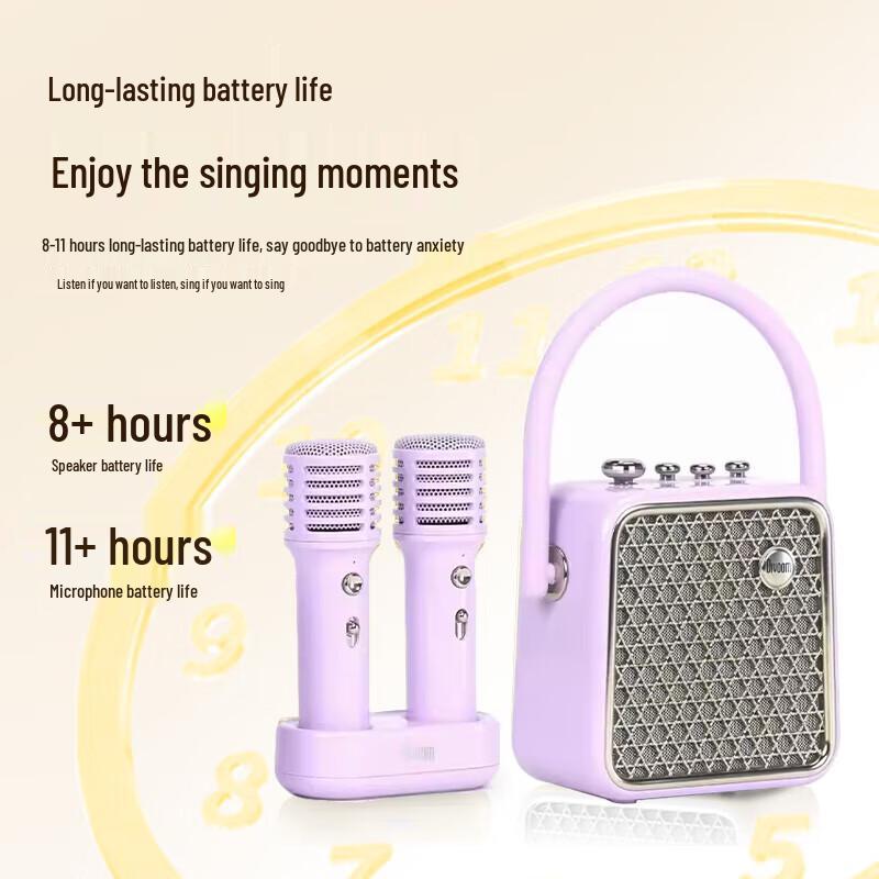 Dianyin SongBird-SE Karaoke Bluetooth Speaker with Dual Mics