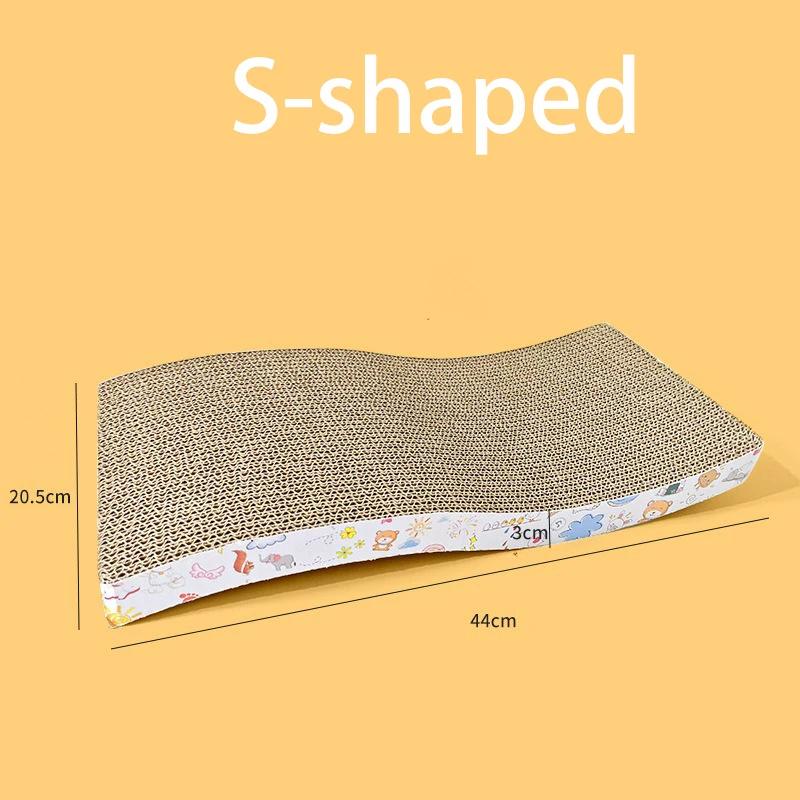 

Когтеточка для кошек Прочная Высокоплотная Гофрированная бумага Мебель для питомцев Кровать Когтеточка для кошек Товары для питомцев Аксессуары для кошек