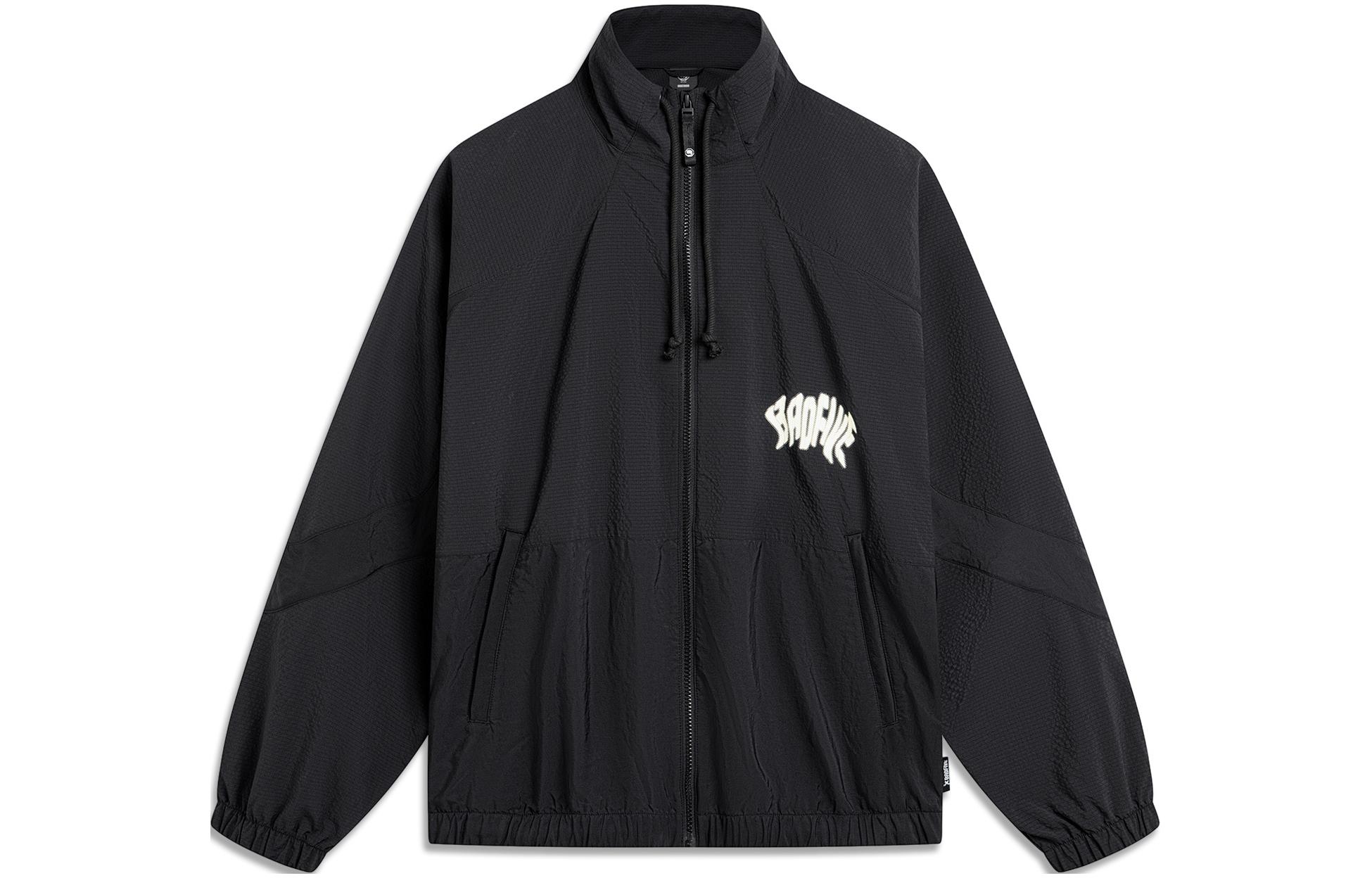 Li Ning BADFIVE Trench Coat Men s Black AFDU419-4 L