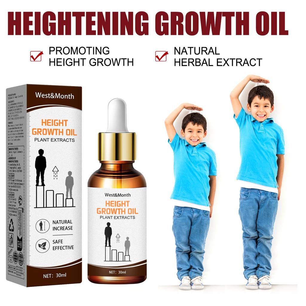 West&Month Olejek Eteryczny Wspomagający Wzrost Ciała Pielęgnacja Masaż Stymulujący Stopy Olejek Eteryczny 30ml