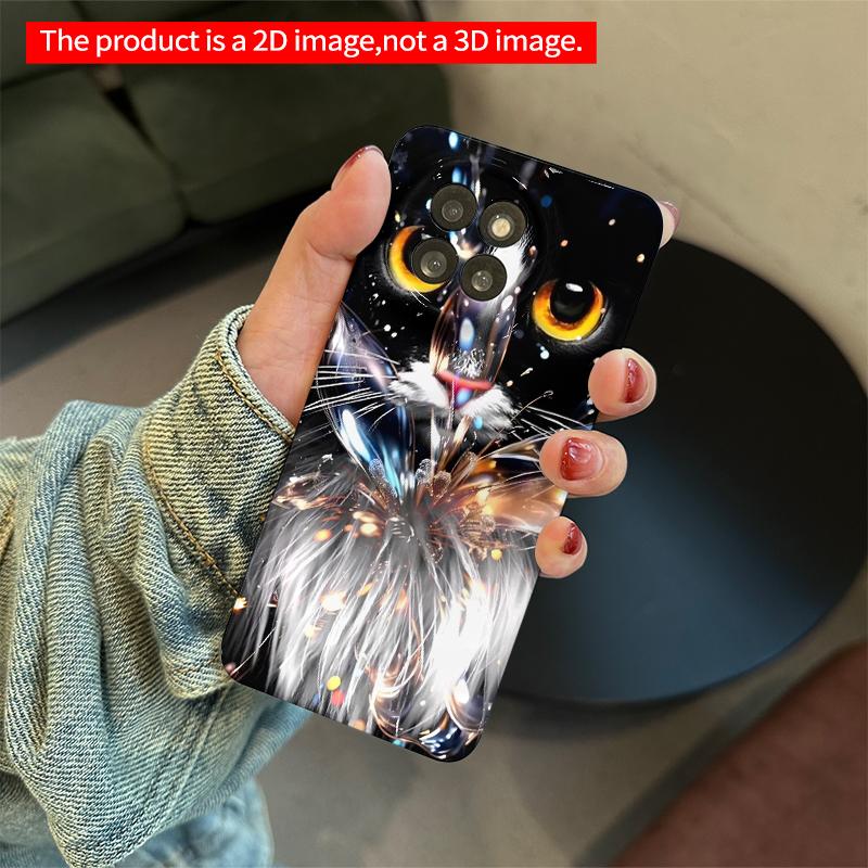 2DFlat Xiaomi Redmi phone case"Starry Night Cat Phone Case"suitable for Redmi Note 11 12 13 14 A3 K80 15 17 Ultra