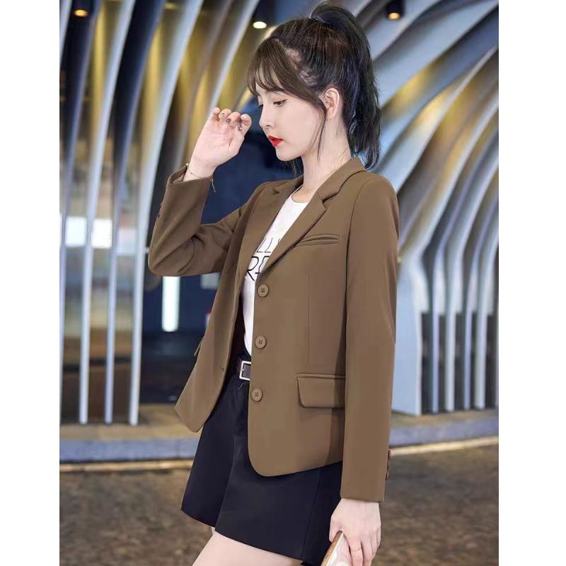 Plus size mulheres blazers jaquetas trabalho senhora do escritório moda terno fino único breasted negócios feminino blazer casacos formais S-XL