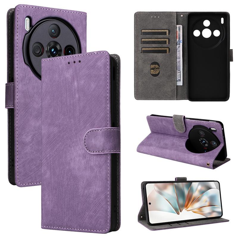 

Чехлы-книжки, совместимые с ZTE nubia Z60S Pro, чехол для телефона из искусственной кожи, защитные чехлы для всего тела for ZTE nubia Z60S Pro фиолетовый