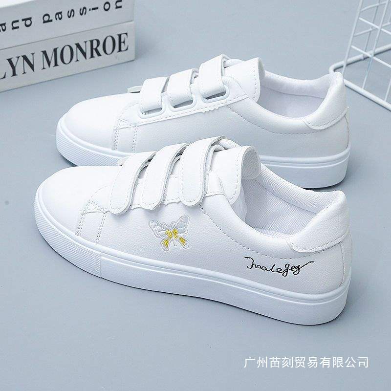 Velcro street flat baseplate shoes flat tide sneakers