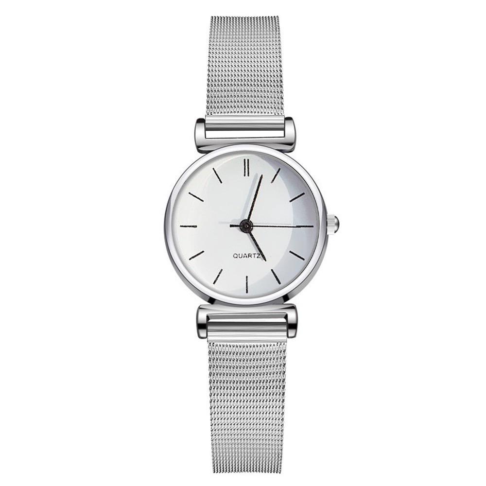 Preppy Style Women's Quartz Watches with Mesh Strap