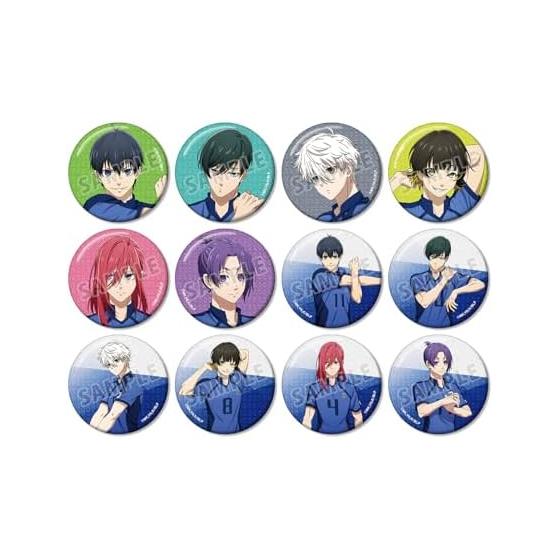 TV Anime Blue Lock Getting Ready Before the Match Ver. Trading Glitter Can Badge 12-Piece Box (Isagi Yoichi, Itoshi Rin, Nagi Seishiro, Bachira