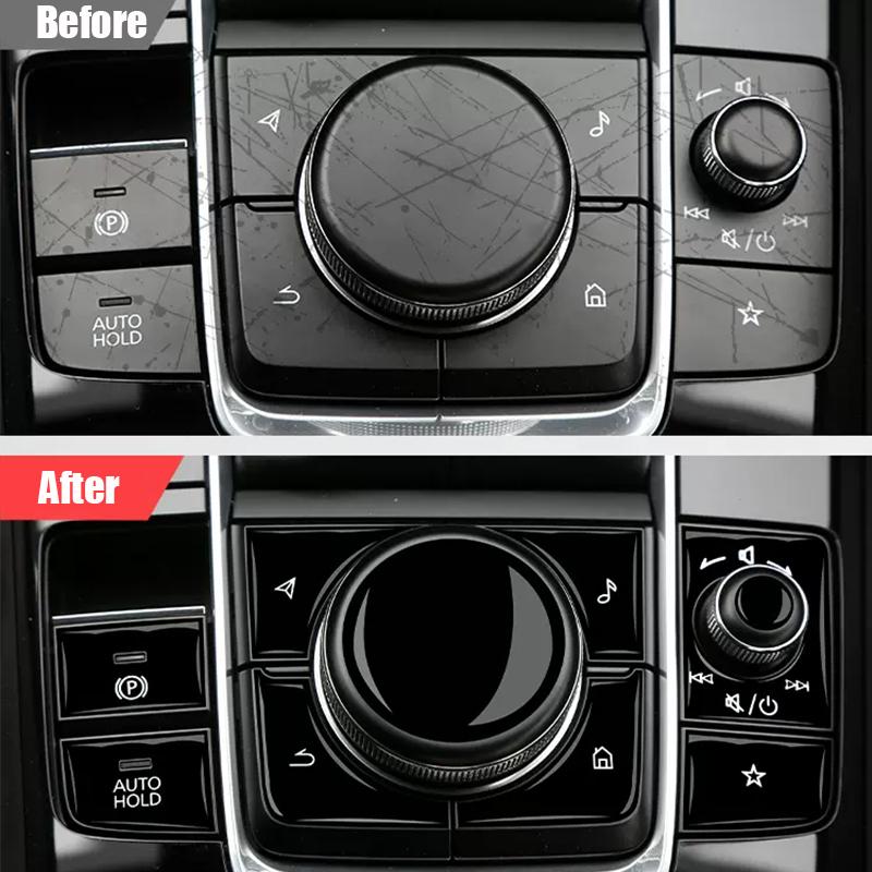 For Mazda CX-50 2024 Central Control Gear Button Film for Interior Protection Car Sticker Modification