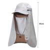 Foldable Quick Drying Waterproof 360° Visor Hat Baseball Cap Shawl Sun Hats Outdoor Unisex Summer Dual Use Cap