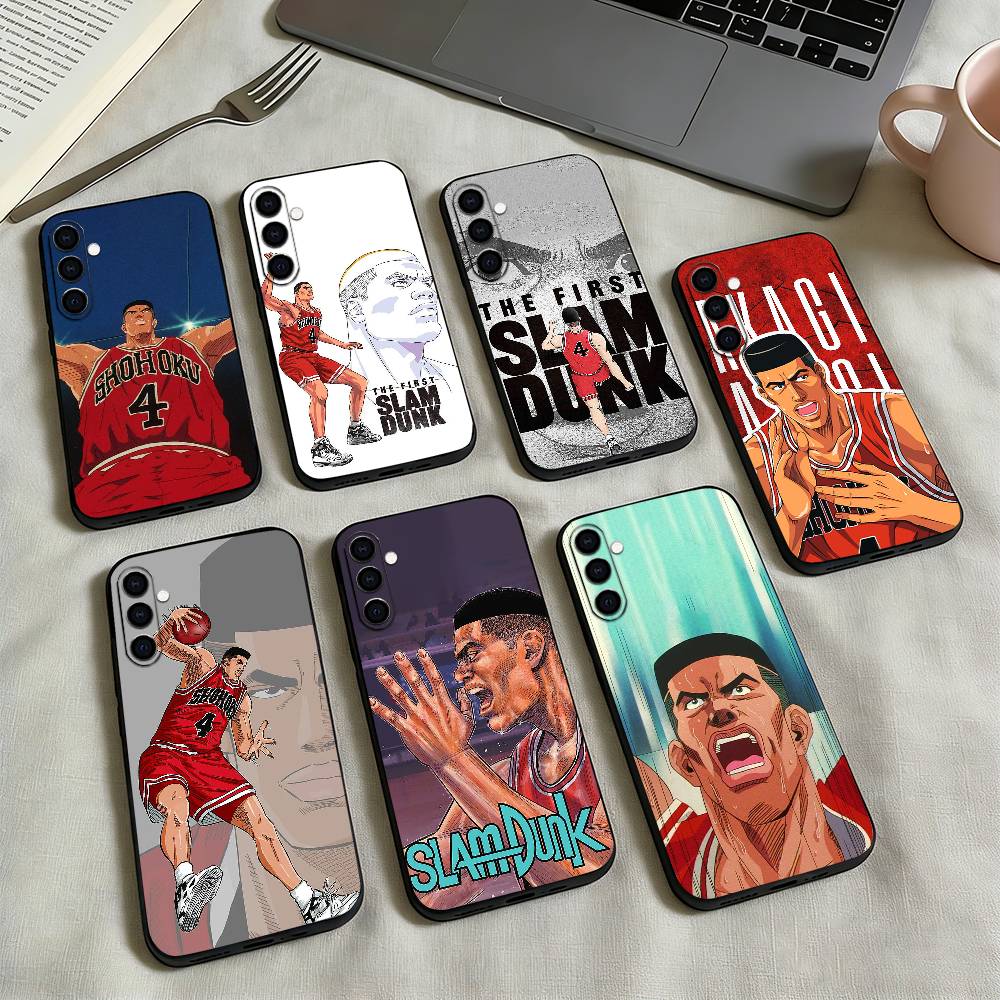 Slam Dunk Takenori A-Akagi Phone Case For Samsung Galaxy A73,A72,A71,A70,A53,A52,A51,Soft Silicone Black Cover