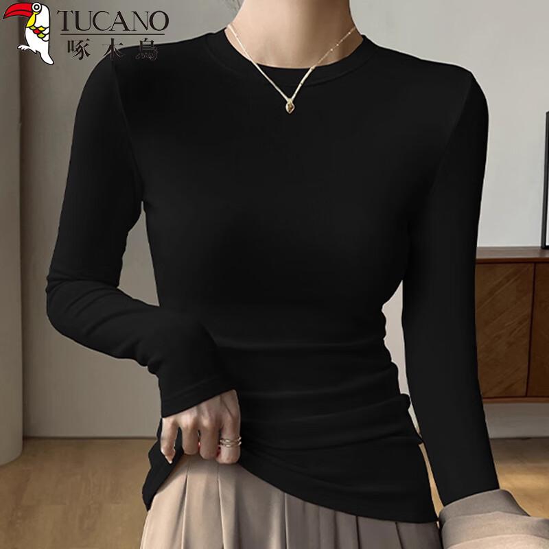 Woodpecker Women s Ribbed Long-Sleeve Slim Fit T-Shirt S