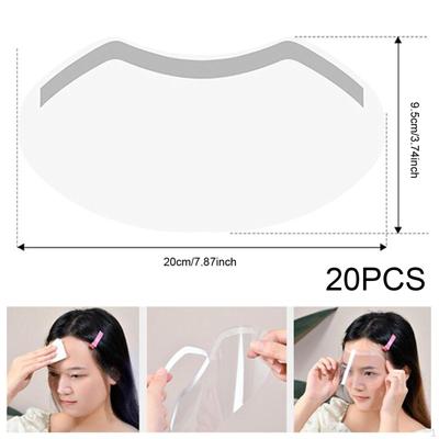 20Pcs Forehead Face Shield Sticker Disposable for Stylist Hair Salon Bedroom